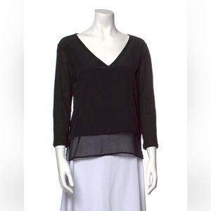 Sandro V-Neck Top